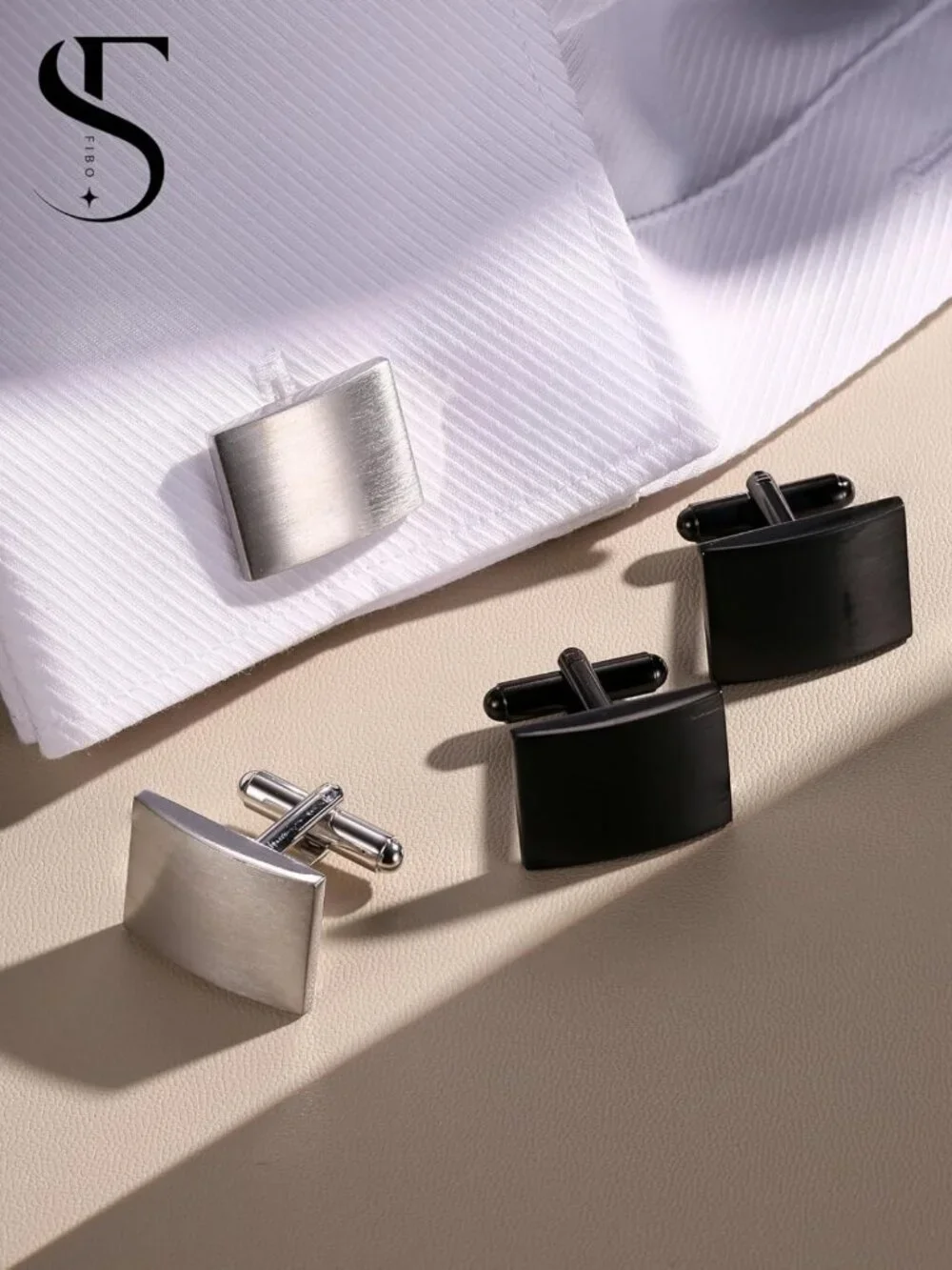 Stylish Stainless Steel Cufflinks for Men - Tuxedo, Wedding, Formal Events